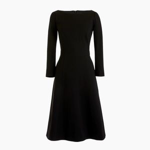 J. Crew Fit & flare sheath dress in stretch ponte